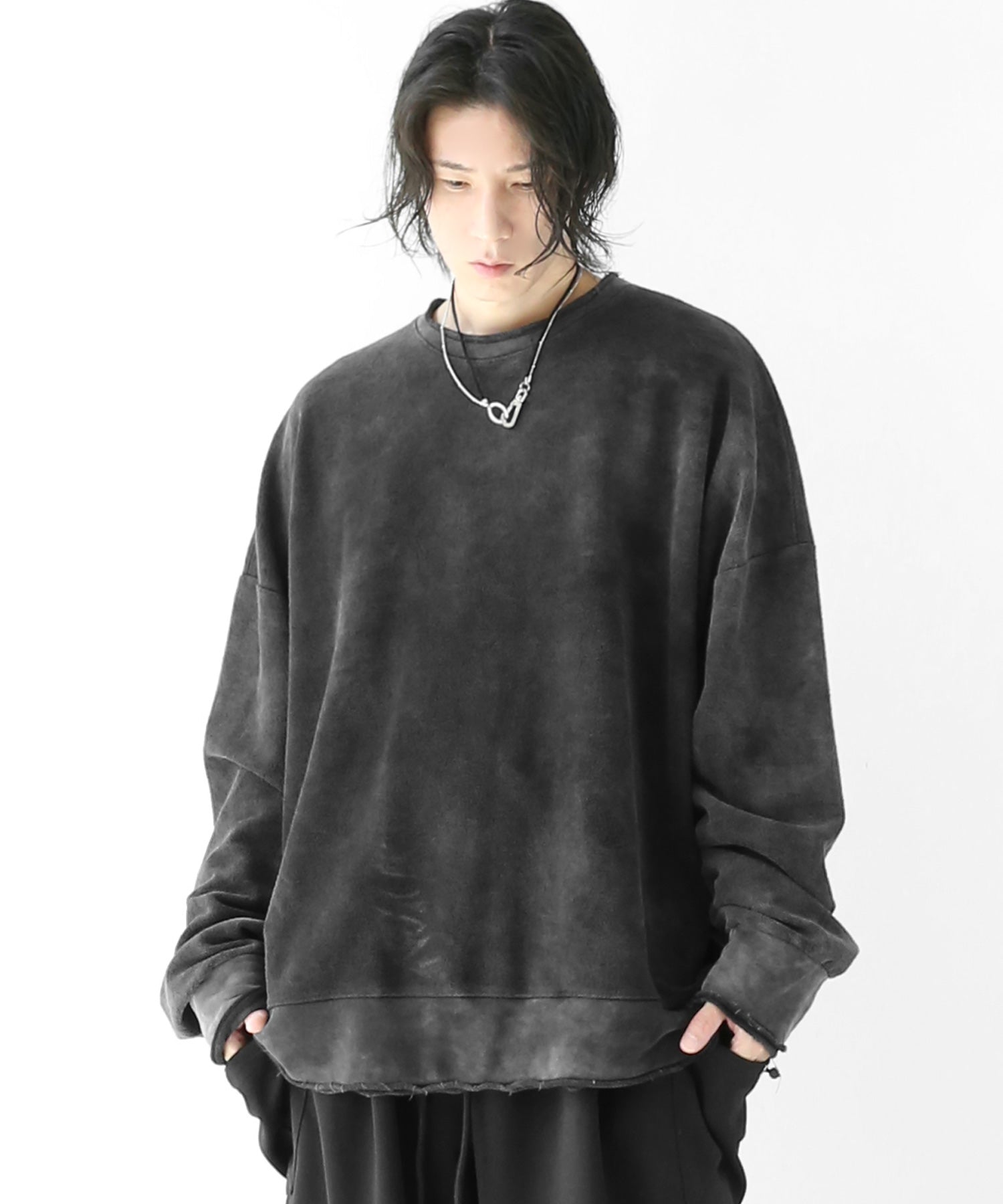 Vintage Wash Cutoff Sweatshirt