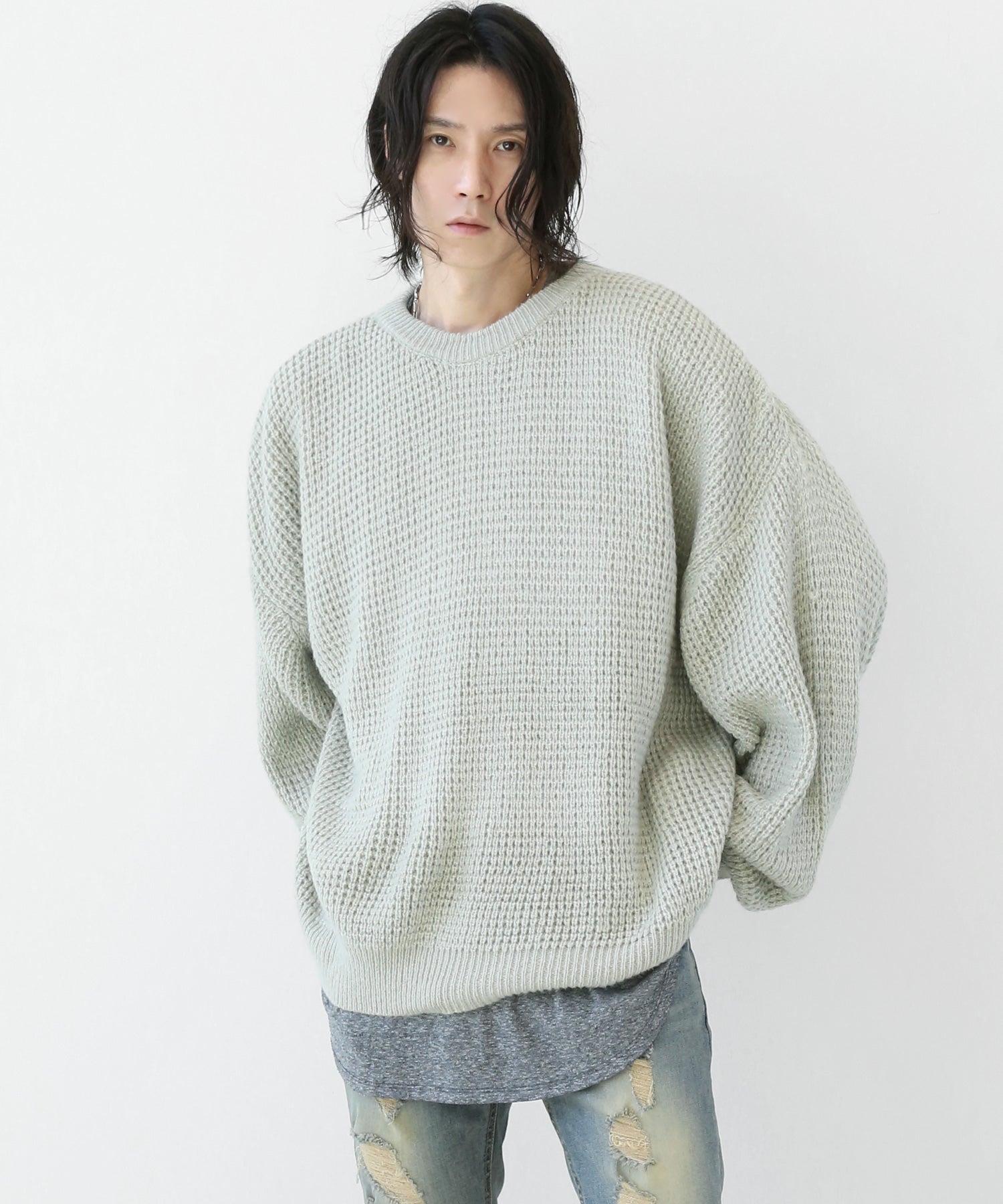 Chunky Loose Wide Knit Top