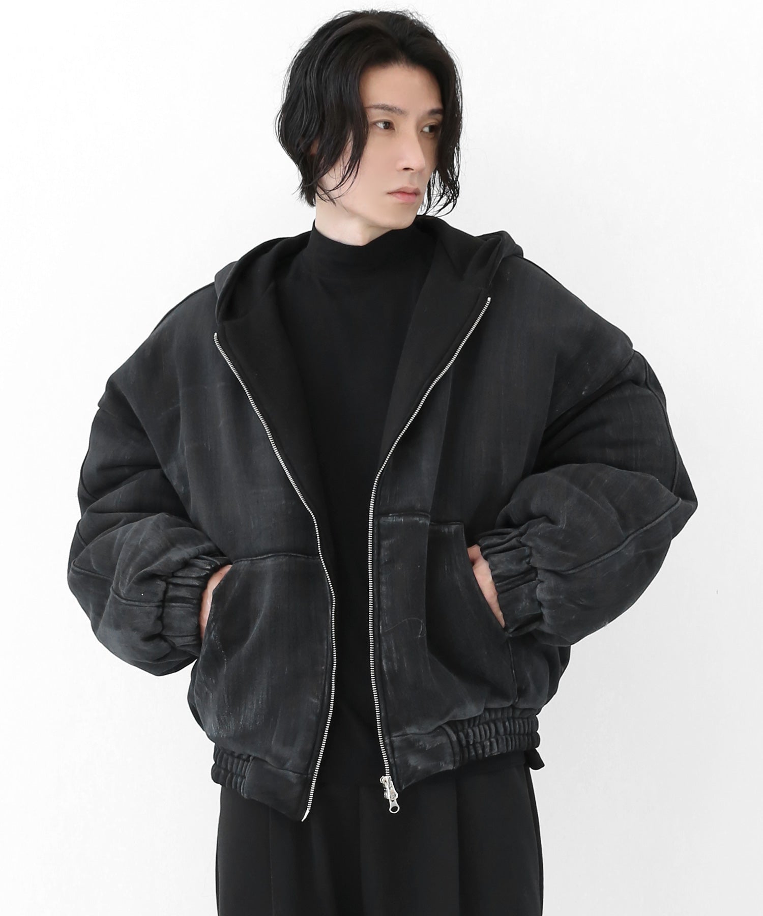 Dirty Fade Oil Hood Jacket