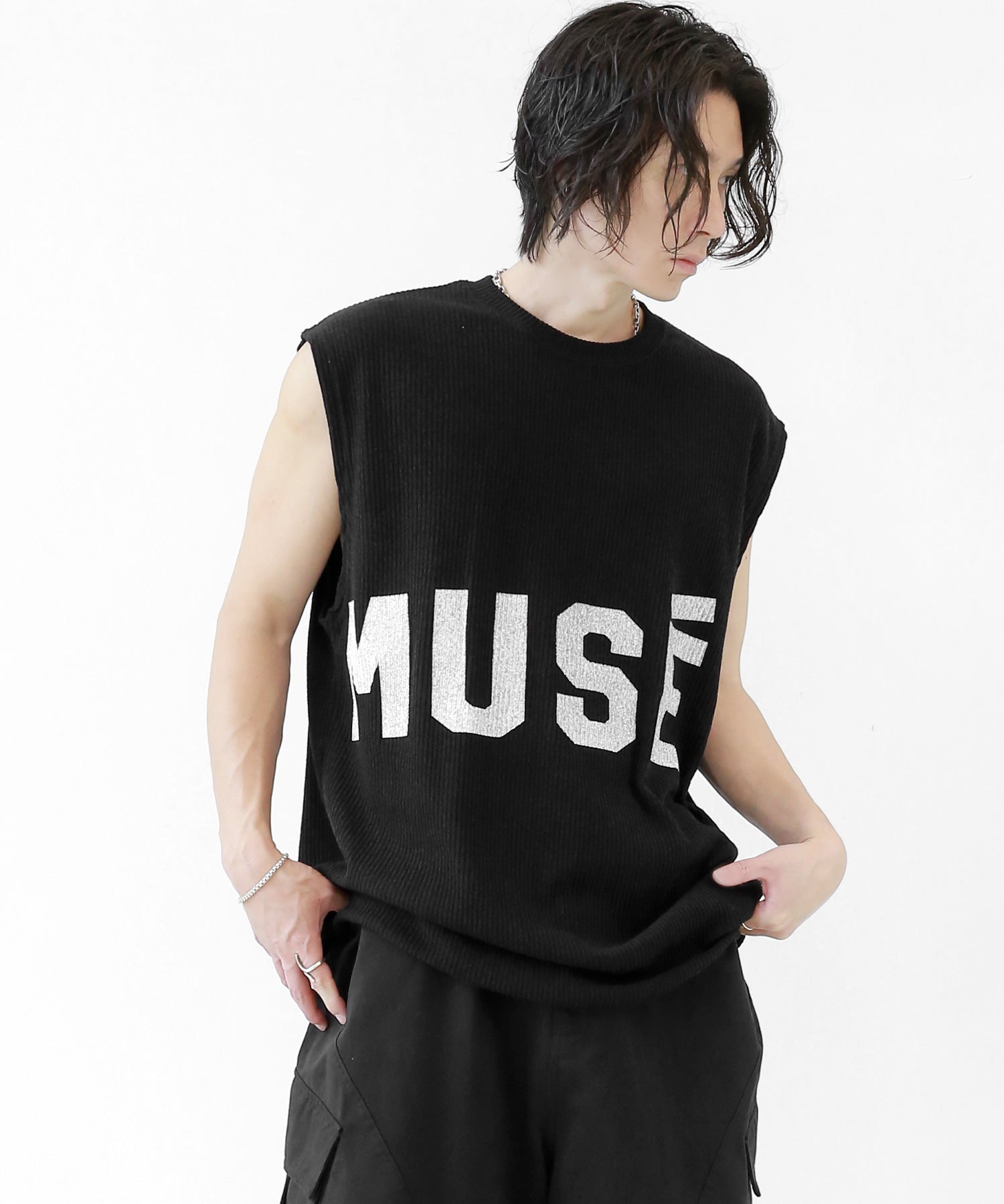 Dry touch summer knit vest