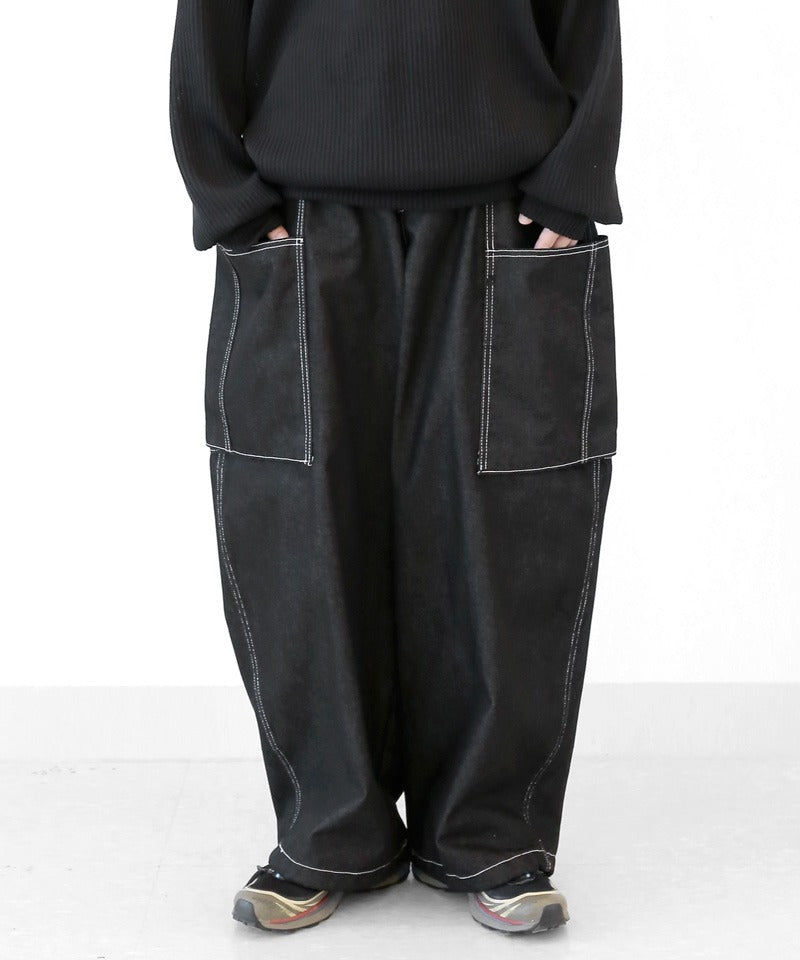 Premium Denim Balloon Pants