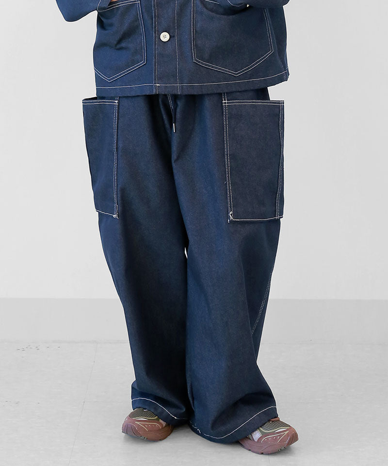 Premium Denim Balloon Pants