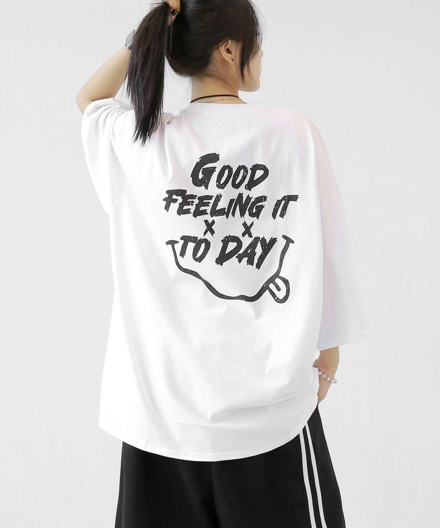 Cross Smile Face Logo T-Shirt
