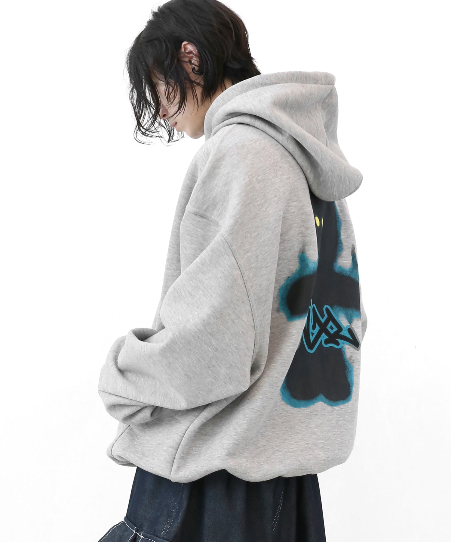 Ghost Graffiti Fleece Sweat Hoodie