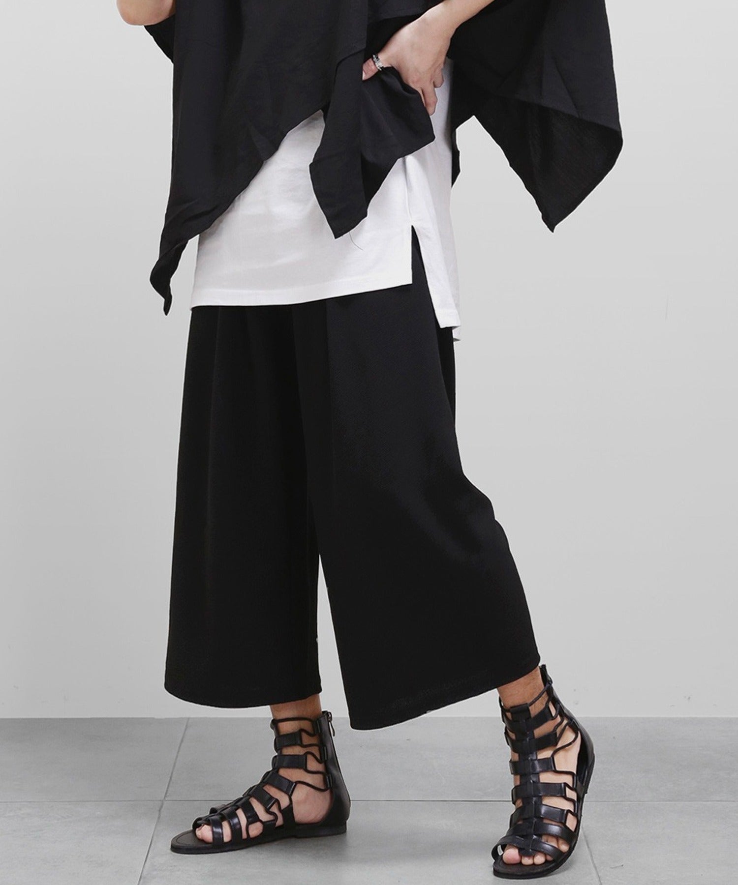minsobi Cropped wide pants