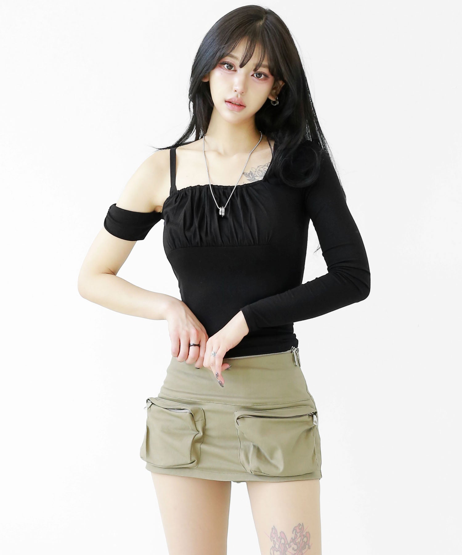 Asymmetrical One-Shoulder Top