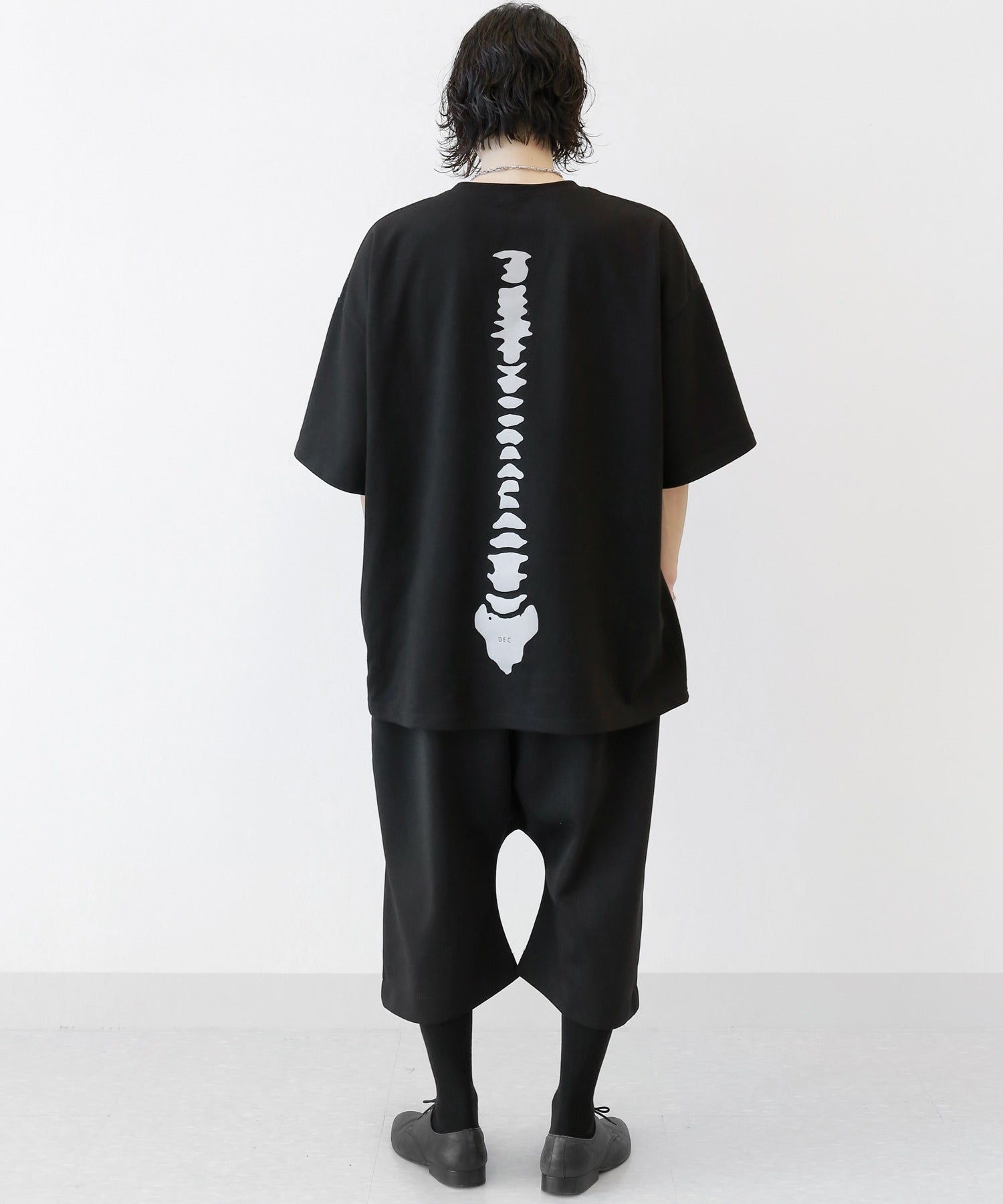 【massnoun】24SS★ BACKBONE REAL OVERSIZED SHORT T-SHIRTS Backbone short sleeve T-shirt