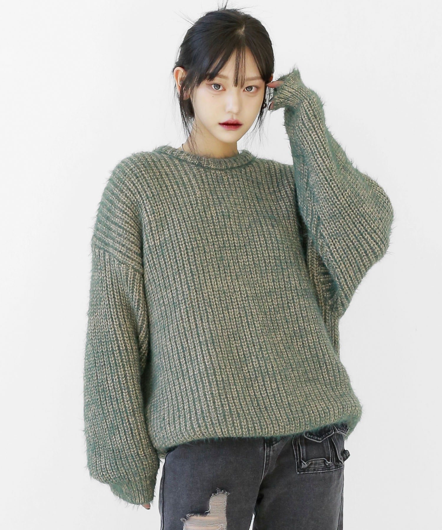 Soft Color Fluffy Knit Unisex
