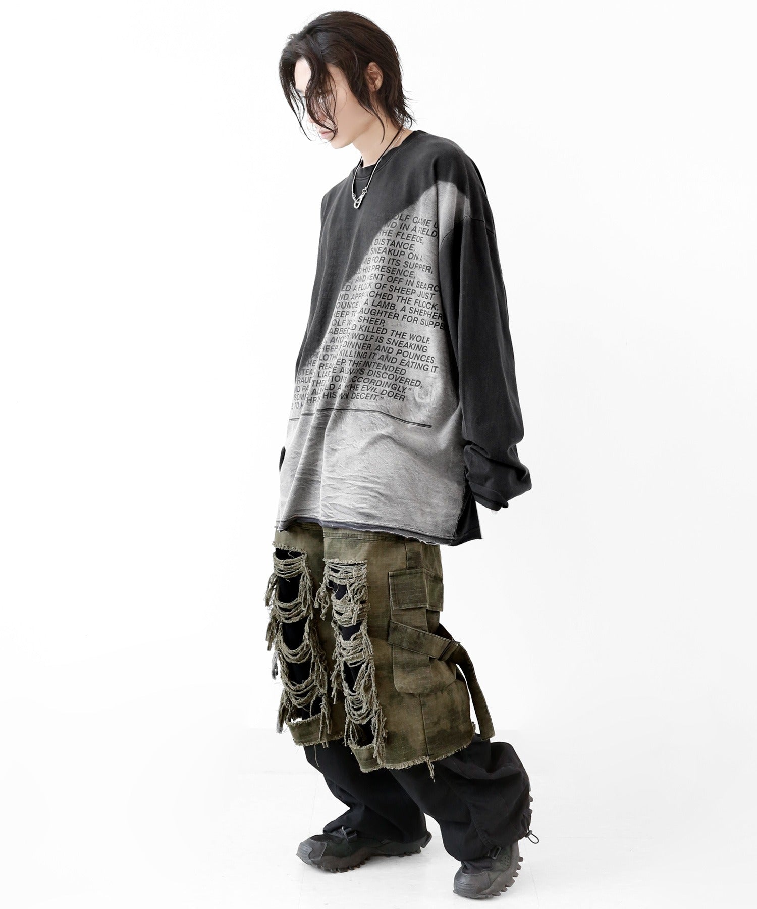 [Premium Edition] Crashed Military Cargo Pants