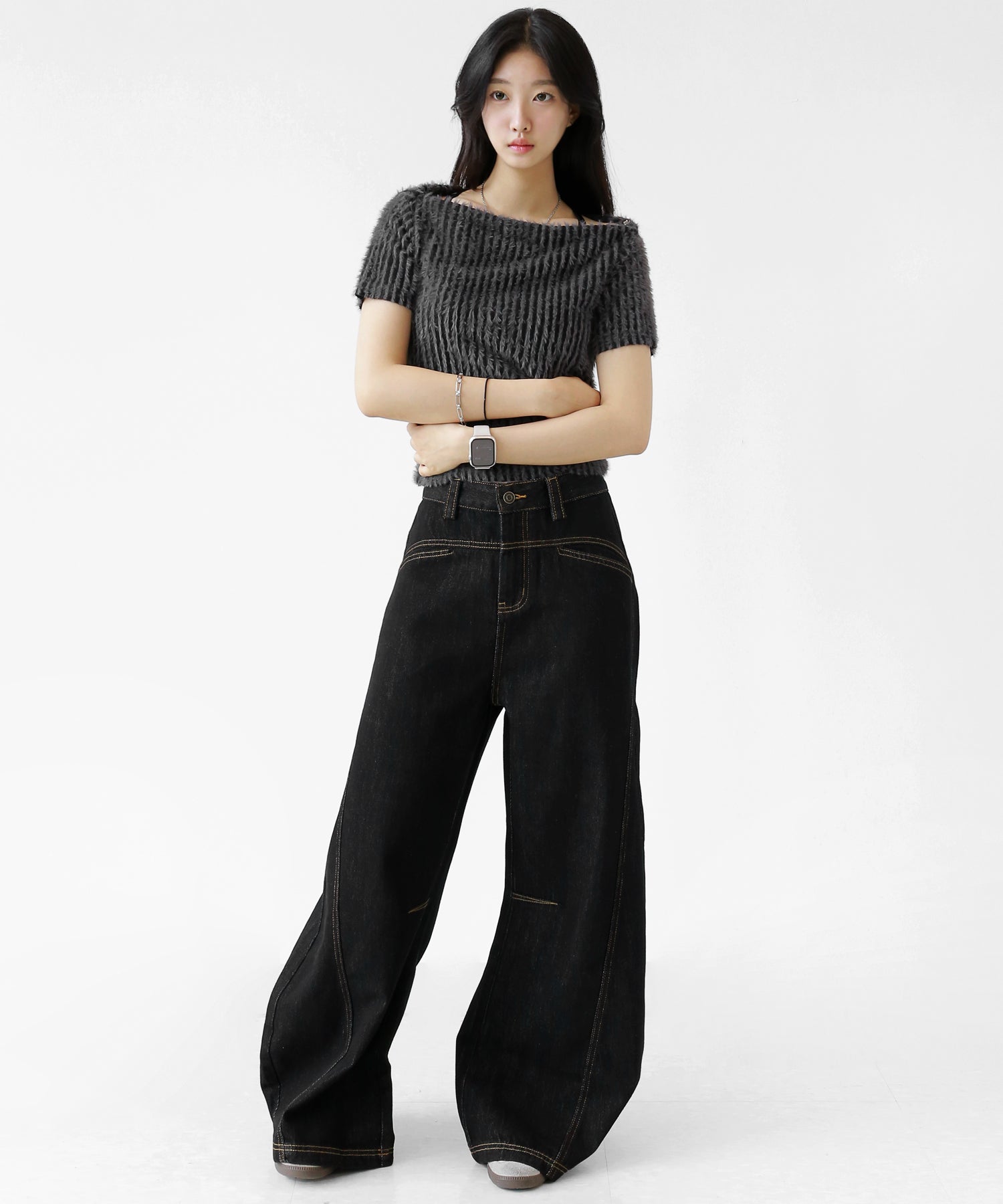 Stitch Point Bootcut Denim
