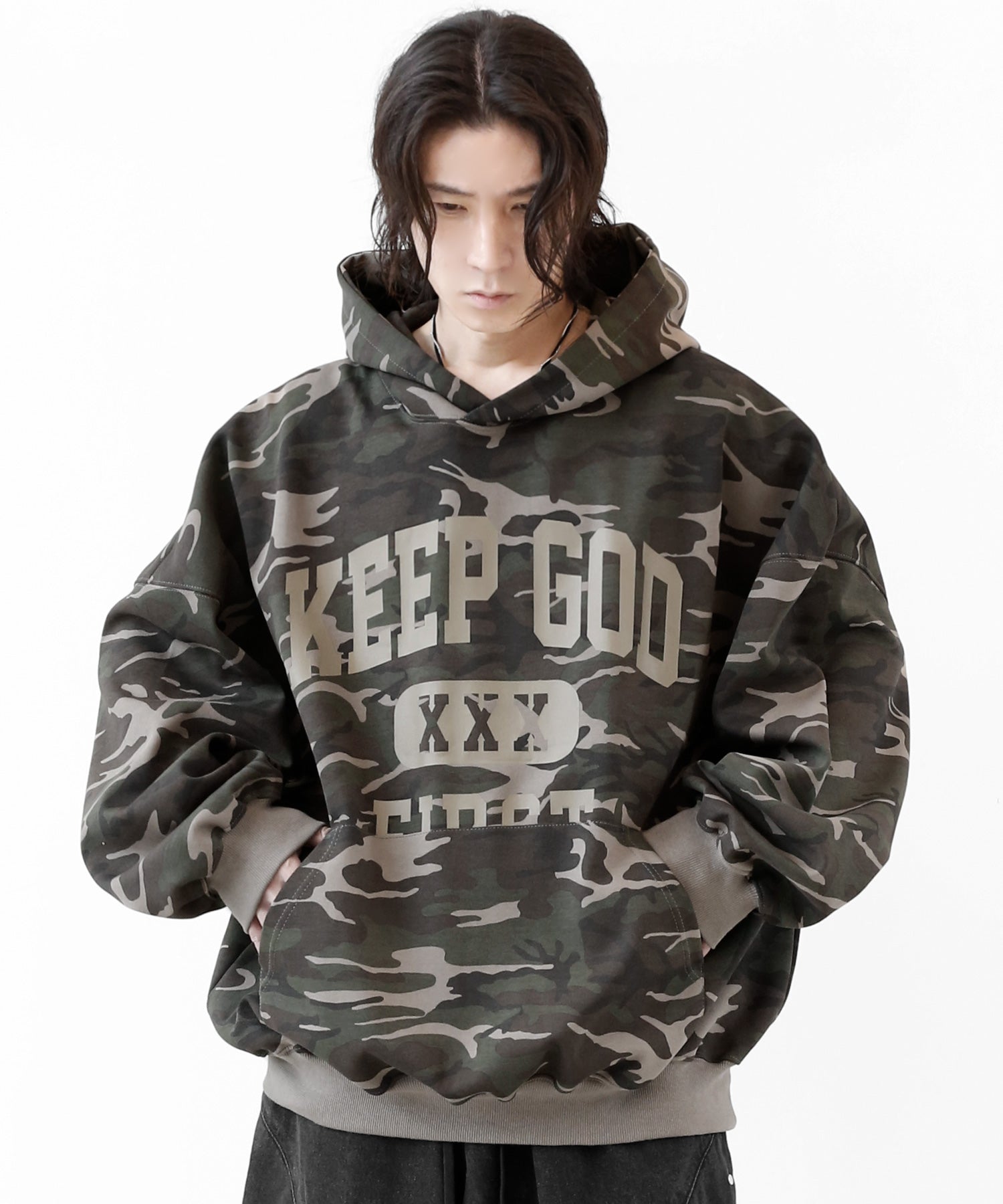 Camouflage Logo Hoodie