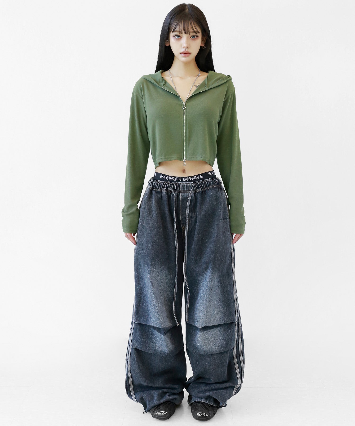 Track of Bounce Pintuck String Over Long Pants