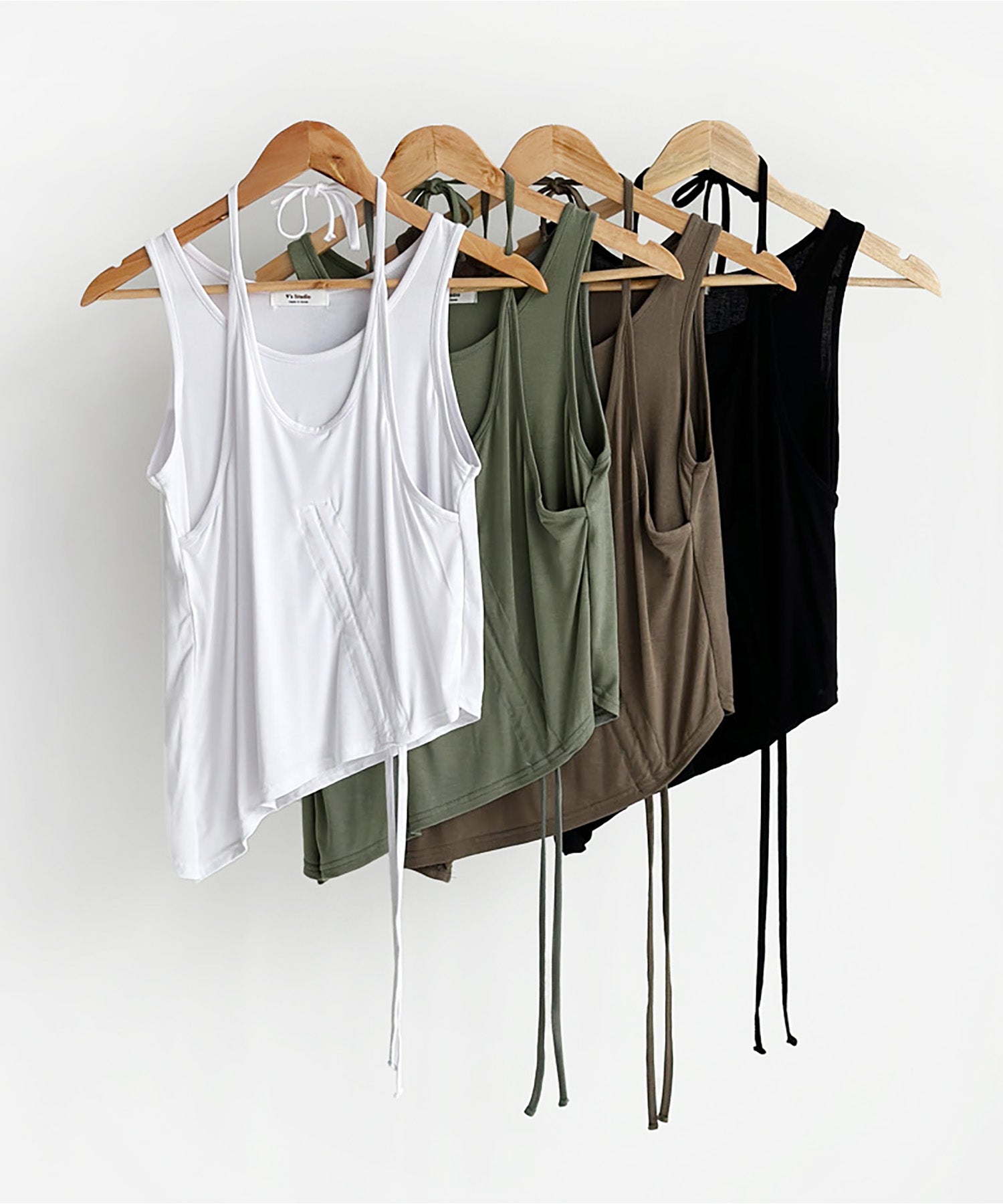 Layered Shirring Sleeveless Top