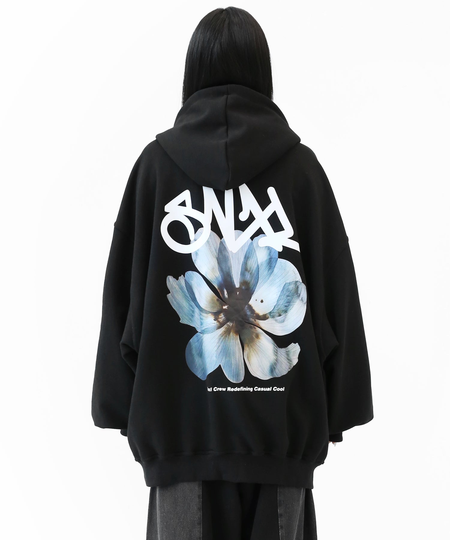 Bloom in Blue Hoodie