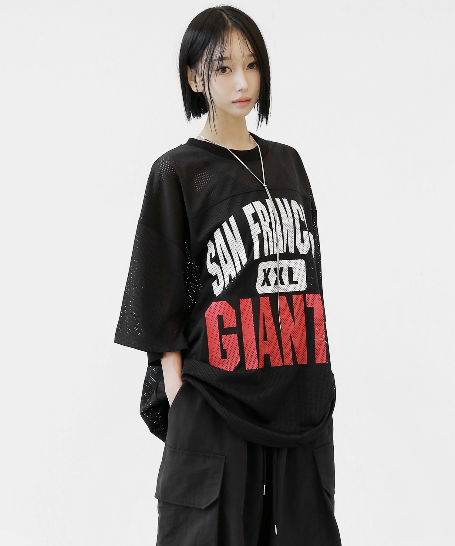 Mesh Classic Logo Tee