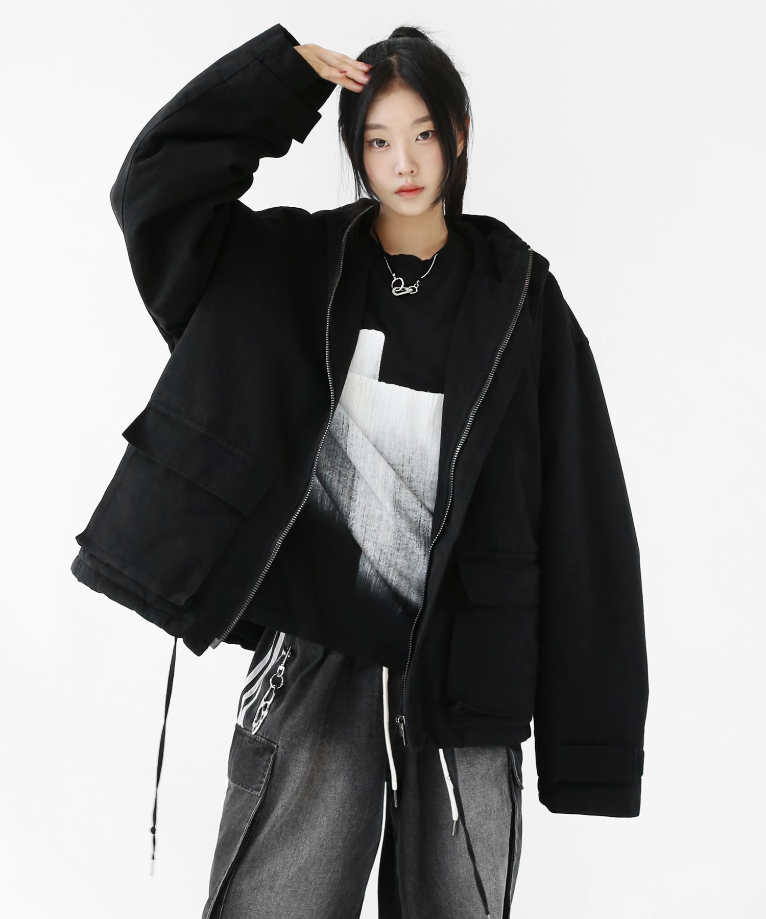 Mode Shape Hoodie Jacket