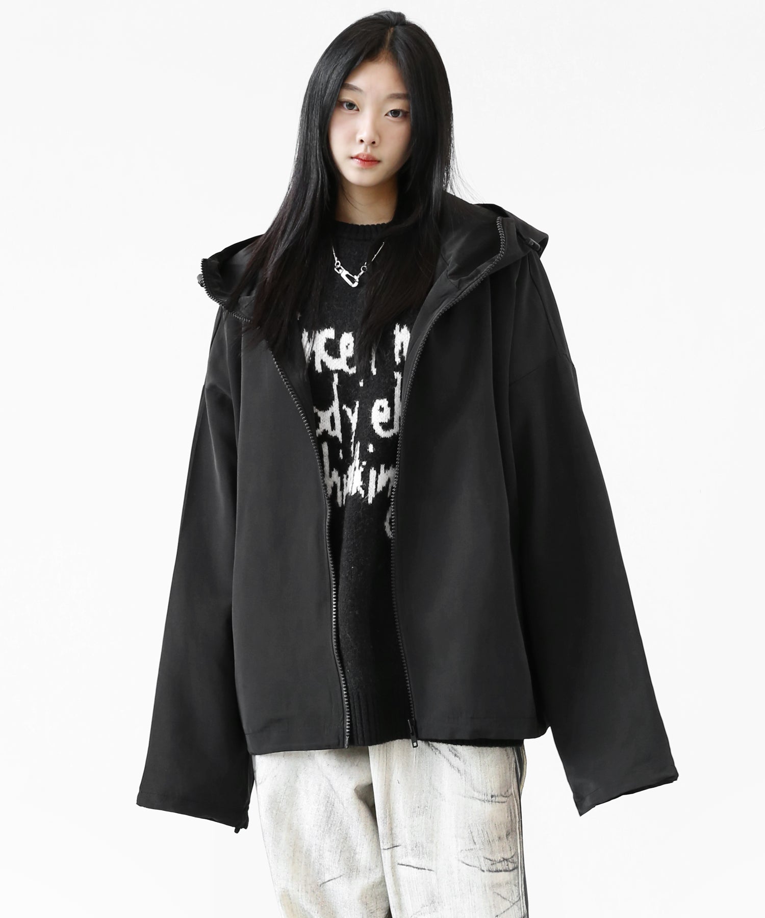 Structure Hood Matte Jacket
