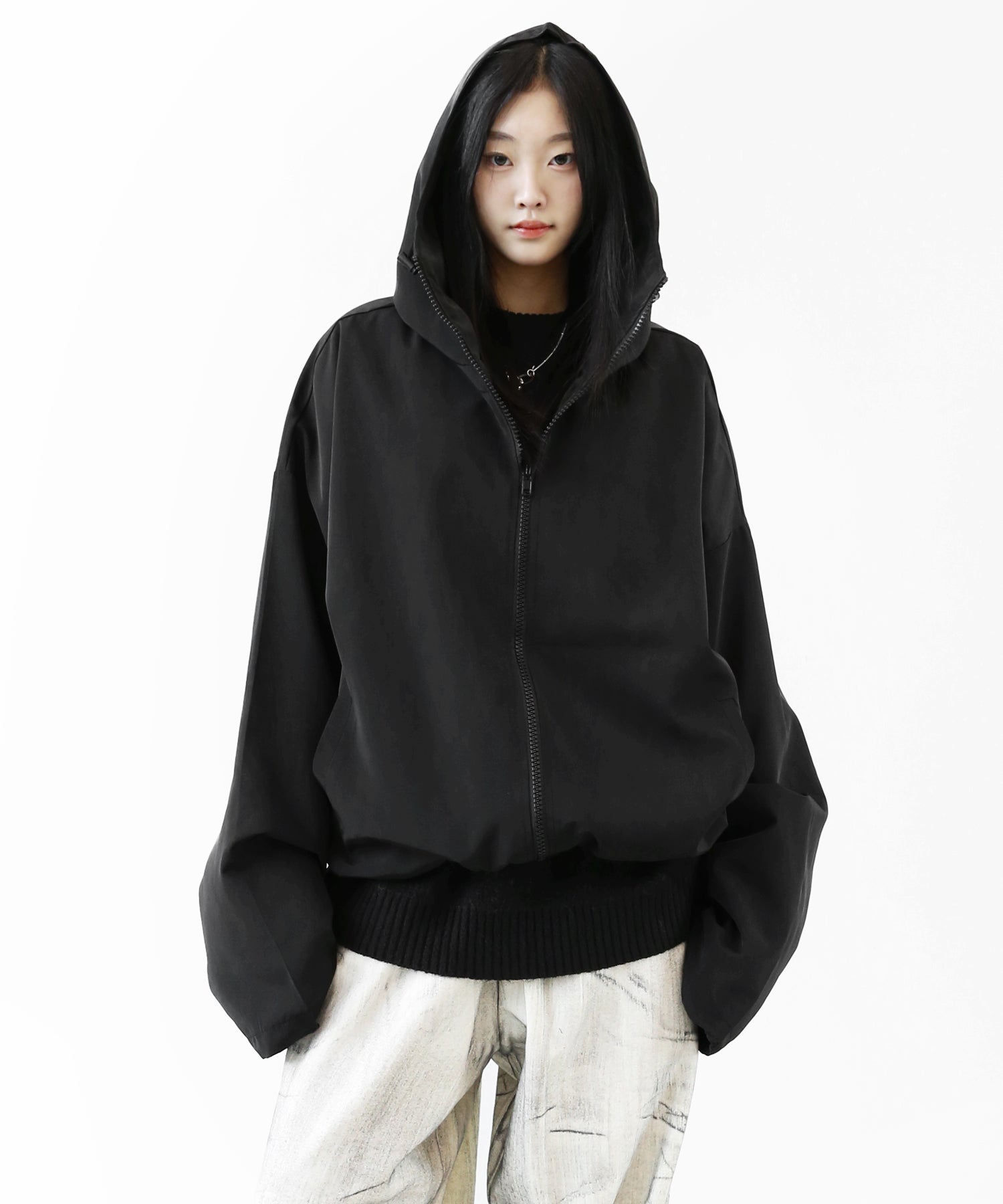Structure Hood Matte Jacket