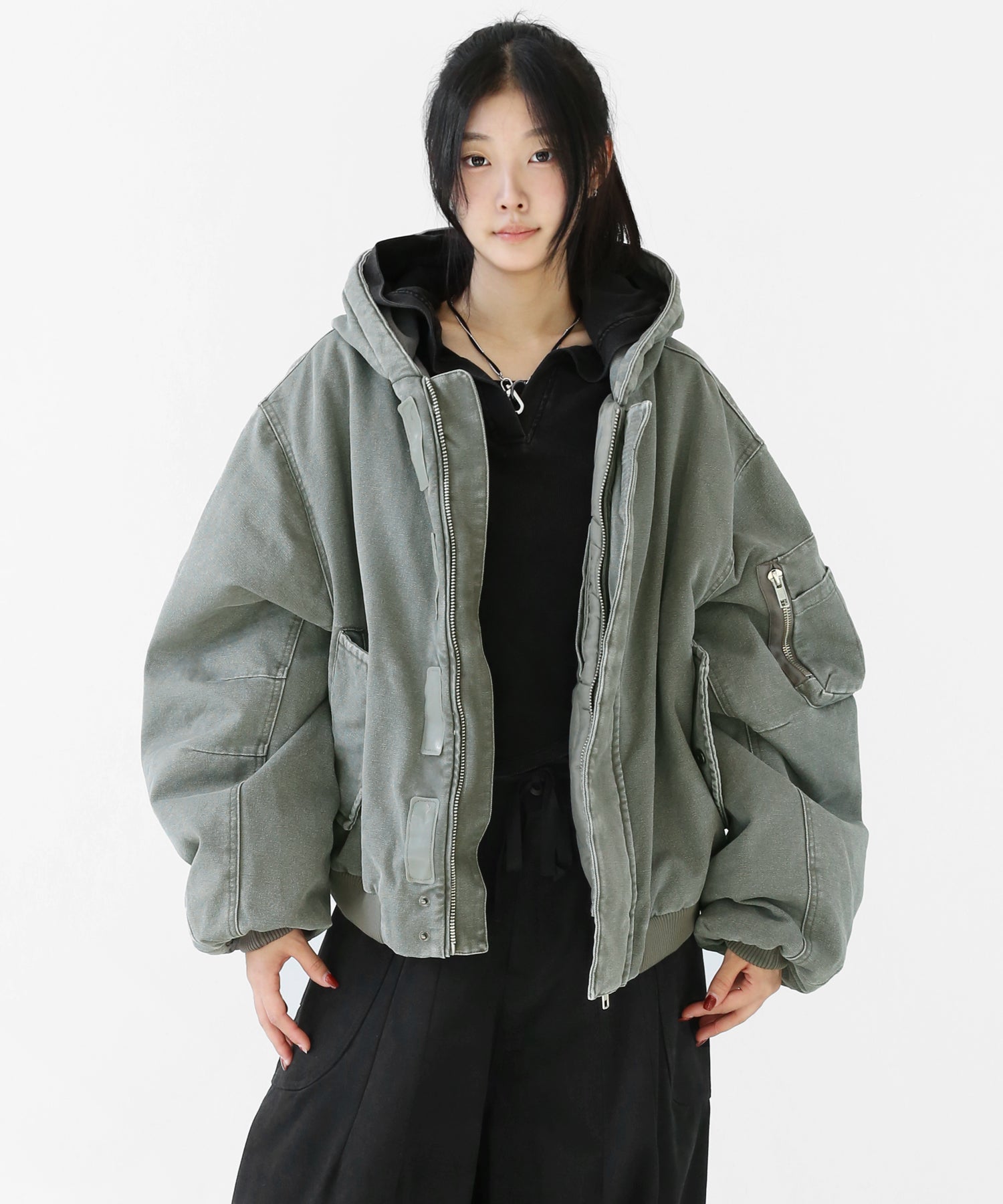 Premium Edition Vintage-Wash MA-1 Jacket