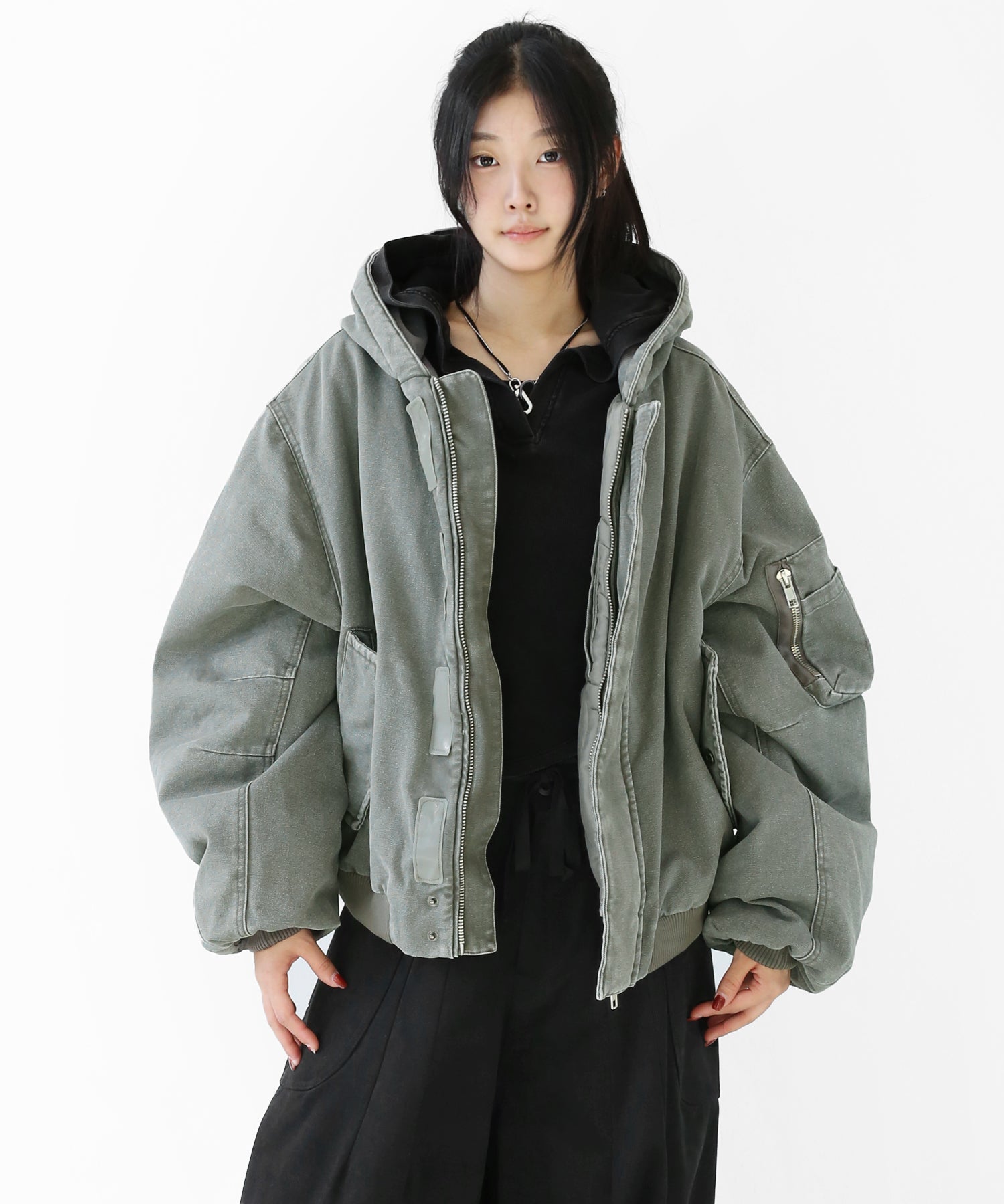 Premium Edition Vintage-Wash MA-1 Jacket