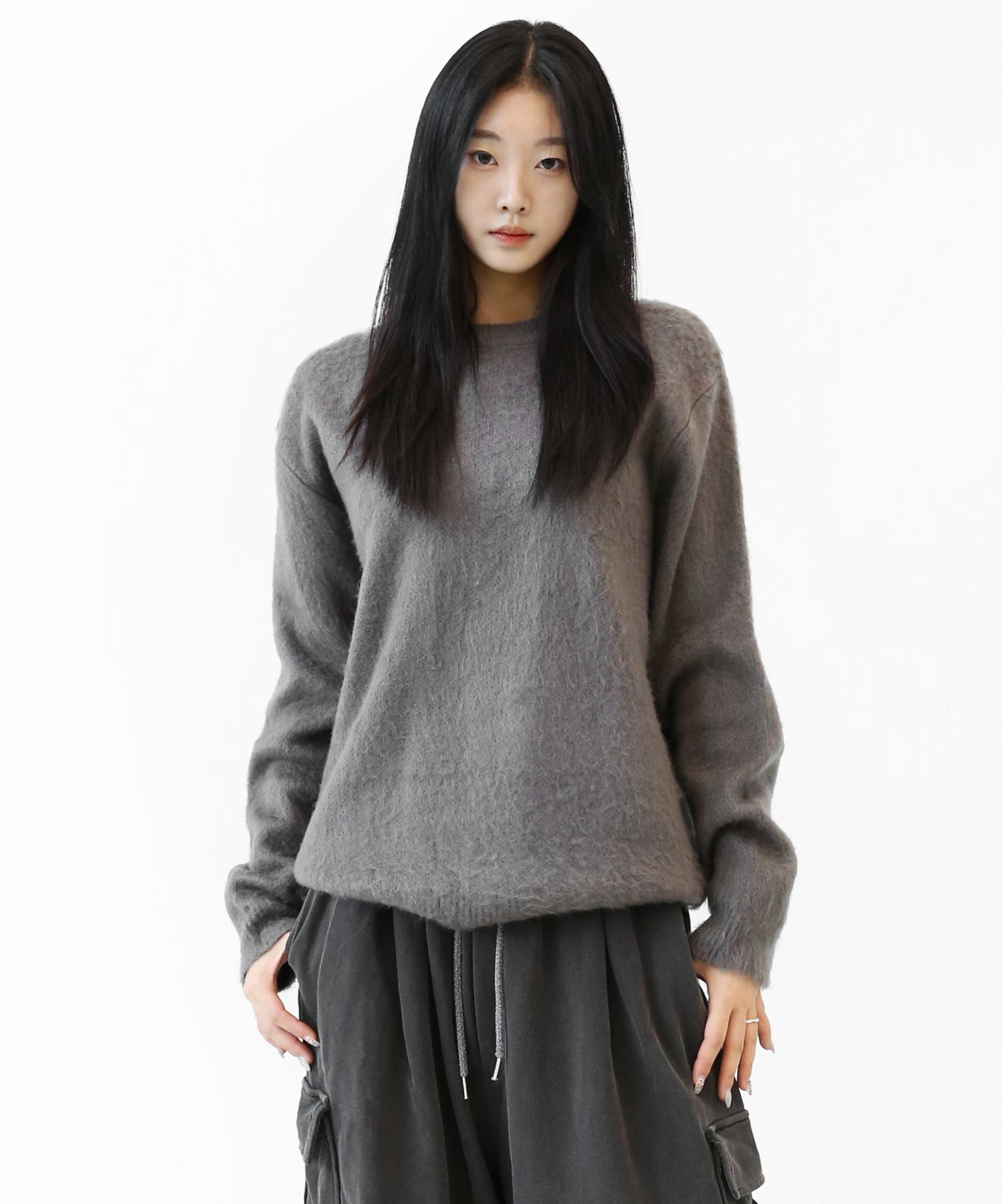 Airy Mood Fluffy Knit Pullover