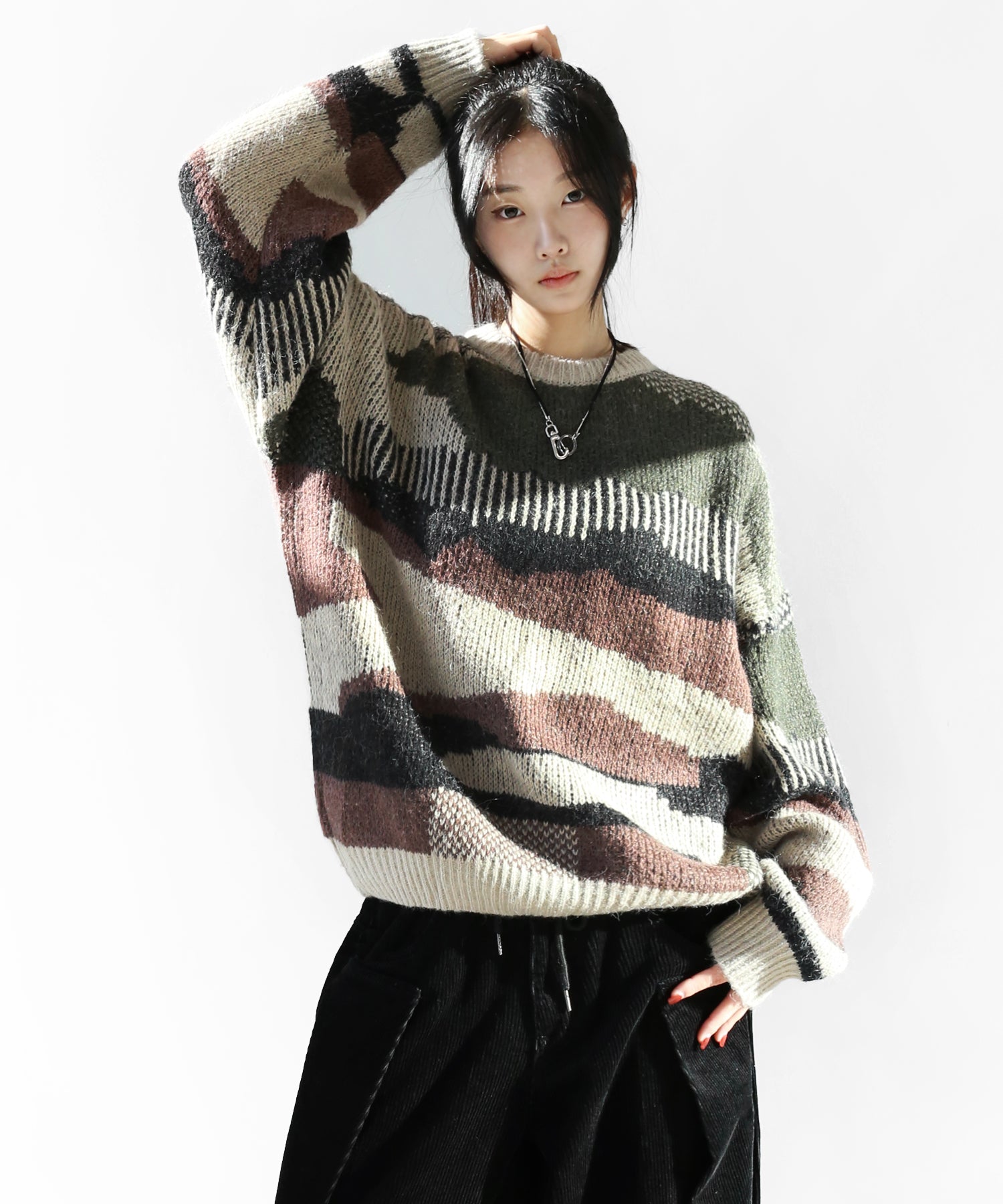 Art Blend Pattern Knit