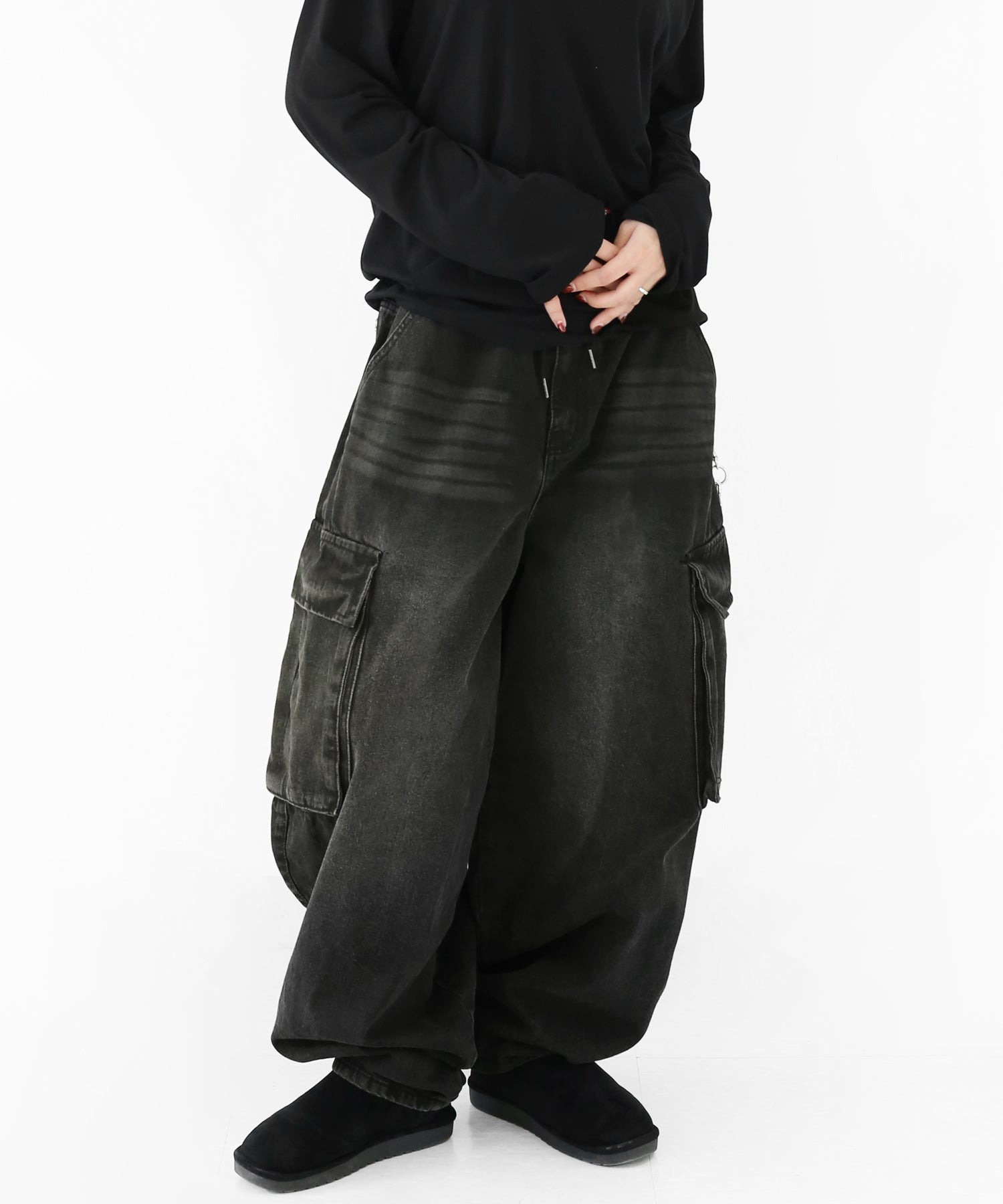 Maxi Cargo Balloon Wide Pants
