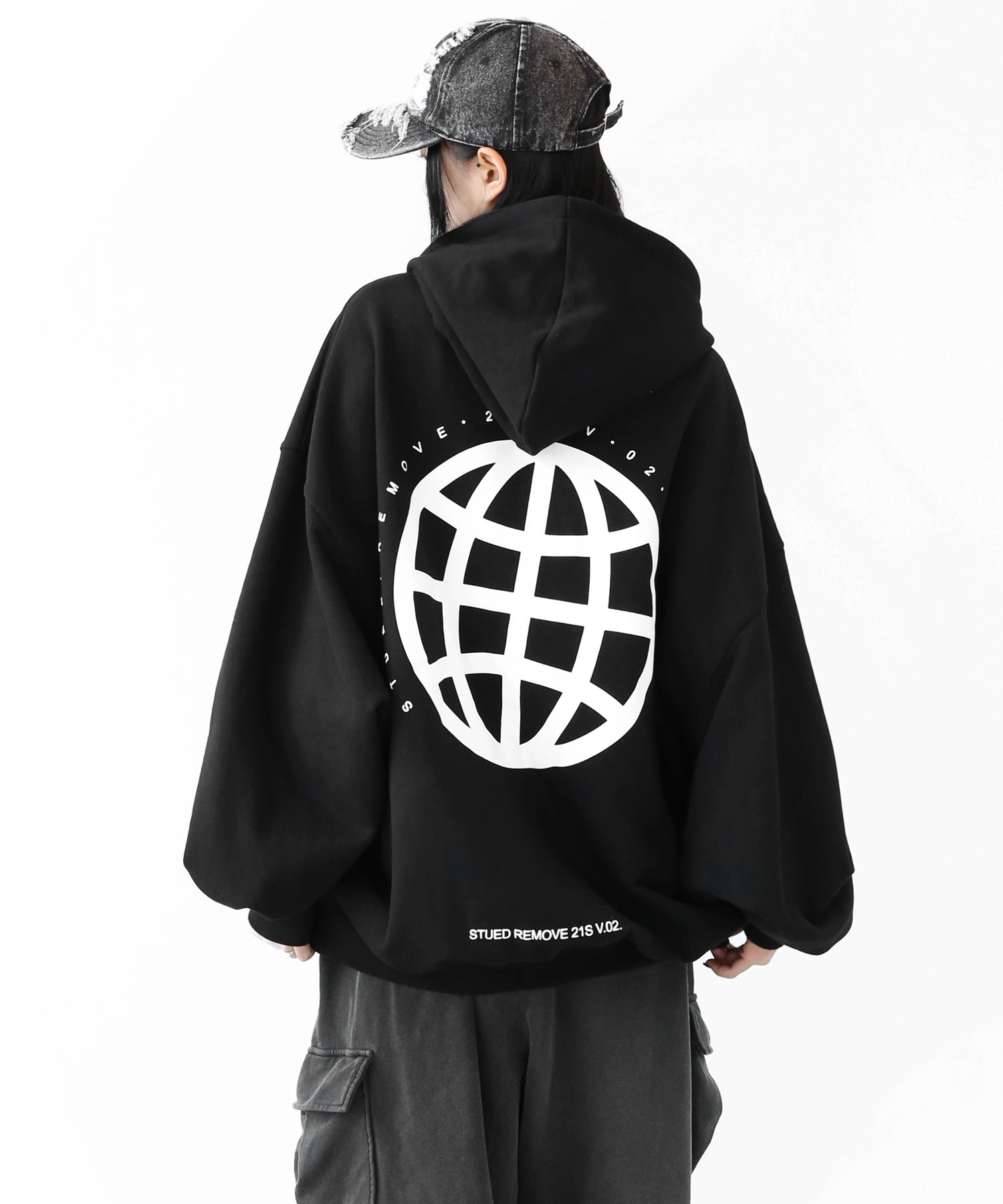 Glove Art Back Print Hoodie